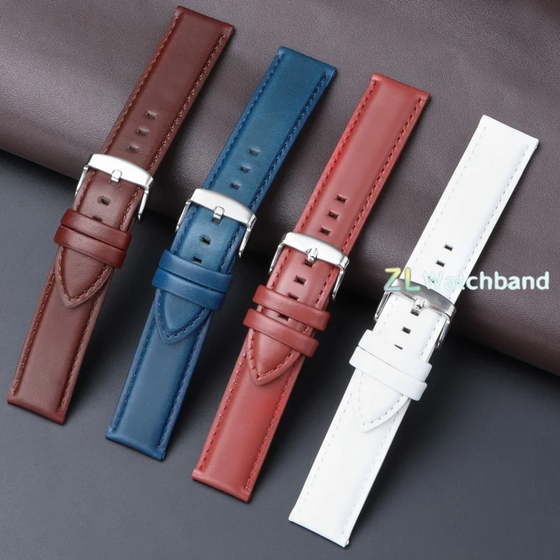 Elegant Genuine Leather Waterproof Wristband - Universal Fit