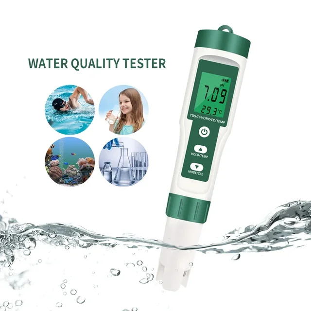 digital water quality tester for household pools and aquariums