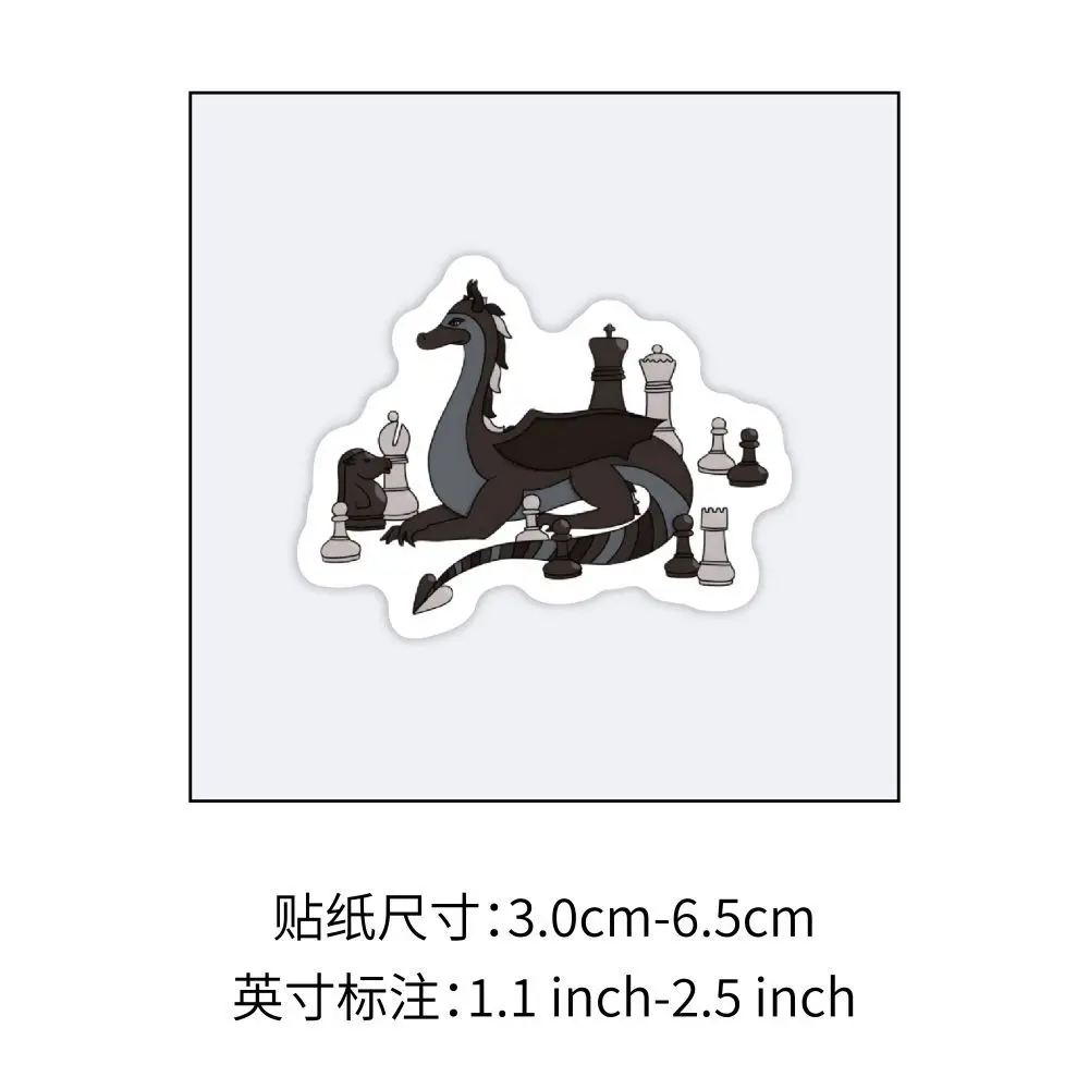 60 Decorative Chess Stickers