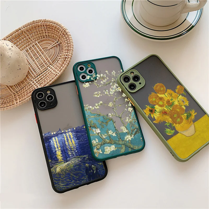 Van Gogh Oil Painting Soft Shockproof Phone Case Cover