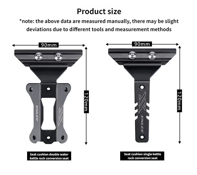 Description Picture 3 of itemAluminum Alloy Mountain Road Bike Water Bottle Saddle Conversion Seat Bicycle Water Bottle Cage Extension Bracket Bicycle Stand
