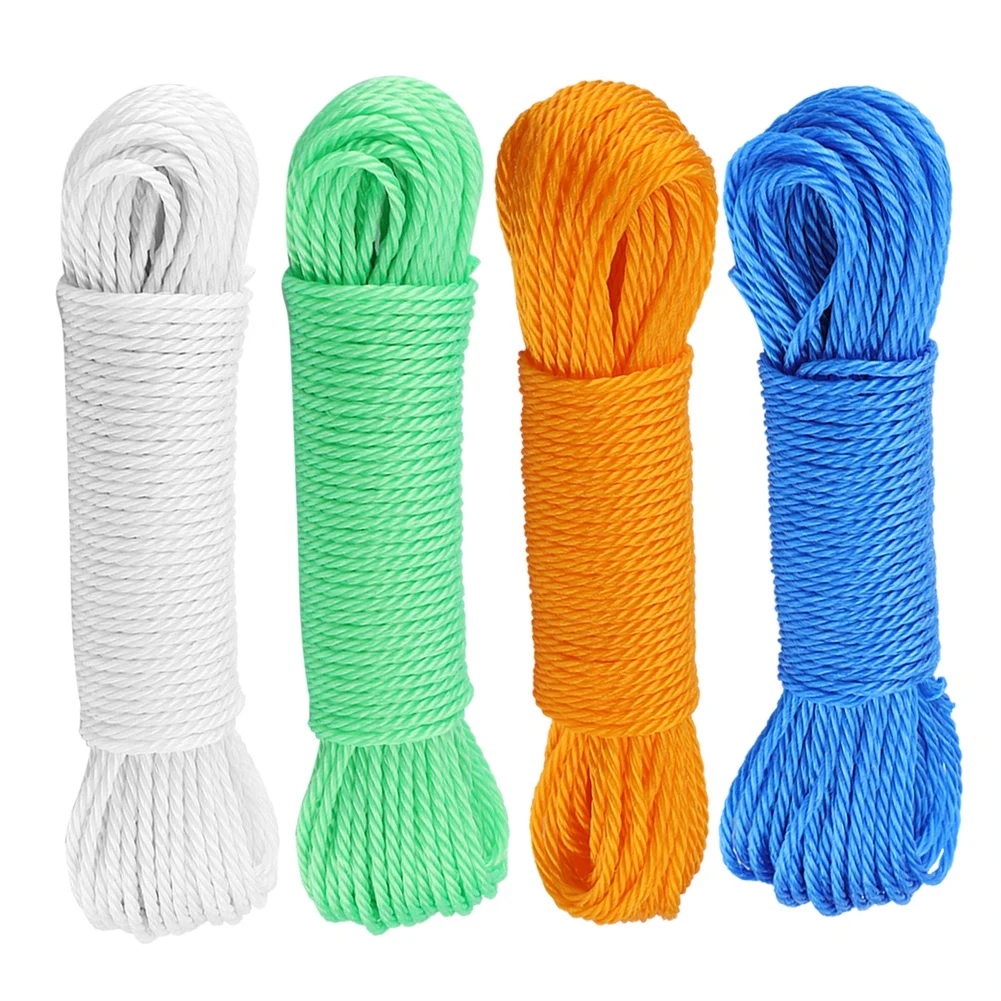 20m Nylon Clothesline 20m Nylon Rope Rope Lines Cord Clothesline Garden Camping Outdoors Lines