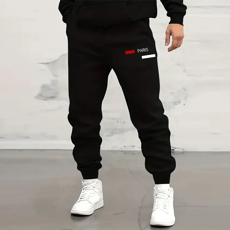 sport jogging trousers Men's Casual Pants Personalized Print Summer Slim Breathable Sweatpants Sports Jogging Retro Black Social Party Streetwear