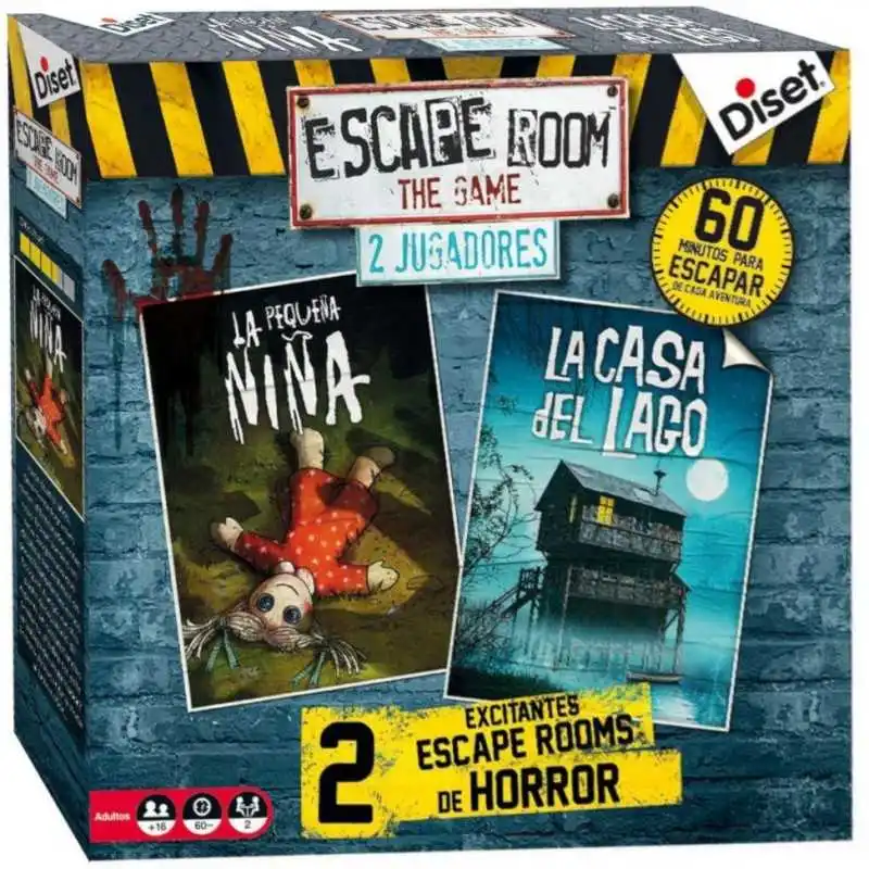 Diset Jogo De Tabuleiro De Jogadores Escape Room 2 Prateado