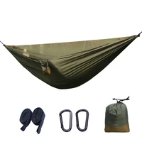 Hammock with Mosquito Net Camping Hanging Hammocks Lightweight Tree Straps Swinging Bed for Outdoor Portable 해먹 hamaca playa 1