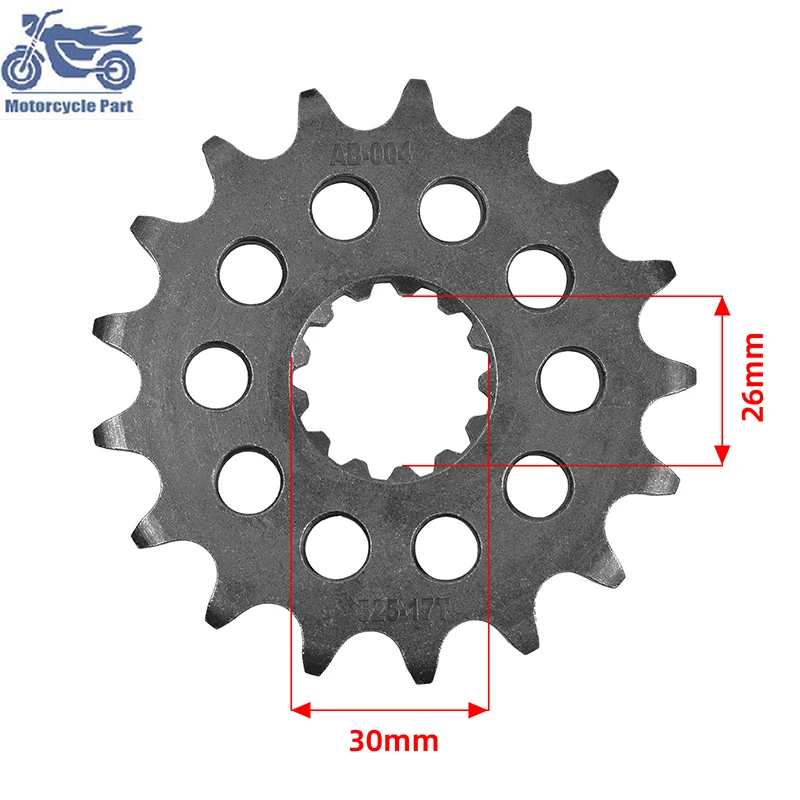 Per Triumph 800 Speedmaster 865 America 865 America Lt Moto 20Crmnti Pignone Anteriore Pignone Silenzioso 525-17T 525 Catena 17T