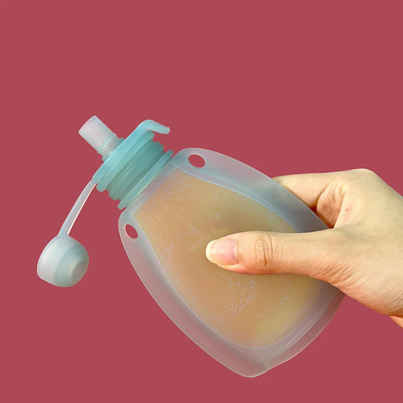 Reusable BPA-Free Baby Food Pouches - Portable Squeeze Storage Containers