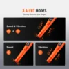 VEVOR Metal Detector Pinpointer IP66/IP68 Waterproof Handheld Pin Pointer Wand 1.96"/4.5" Detection Depth 3 Modes for Detecting 4
