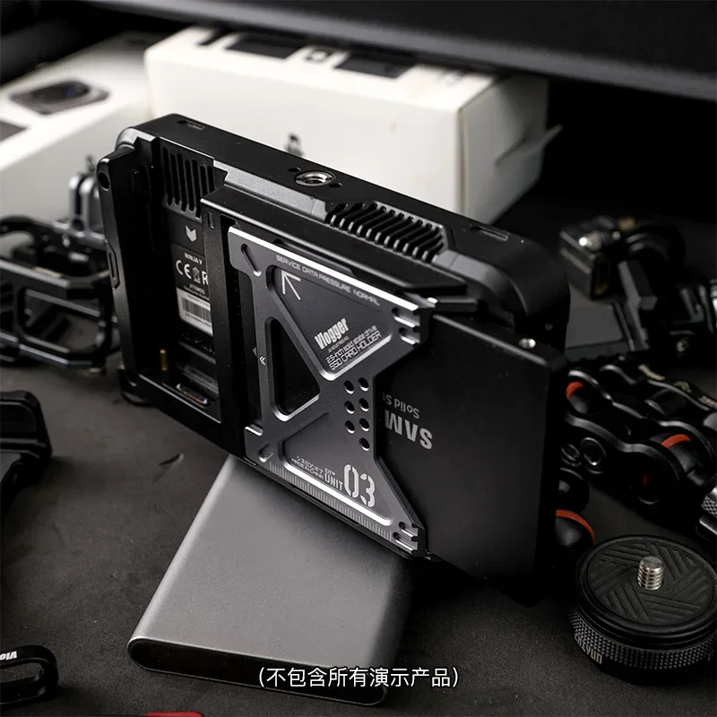 VLOGGER Lunch Box III Magnalium Case to Atomos NINJA V/ NINJA V+ Attachment For 2.5 inch SSD Card Sleeve