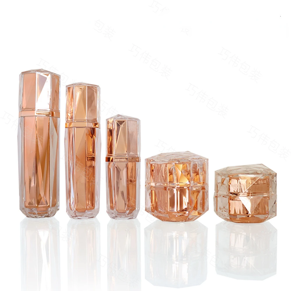 진주 흰색 아크릴 에어리스 병, 불규칙한 빈 리필 병, 화장품 병, 크림 로션 병, 펌프 병, 1 개, 30 ml, 50 ml, 100ml 