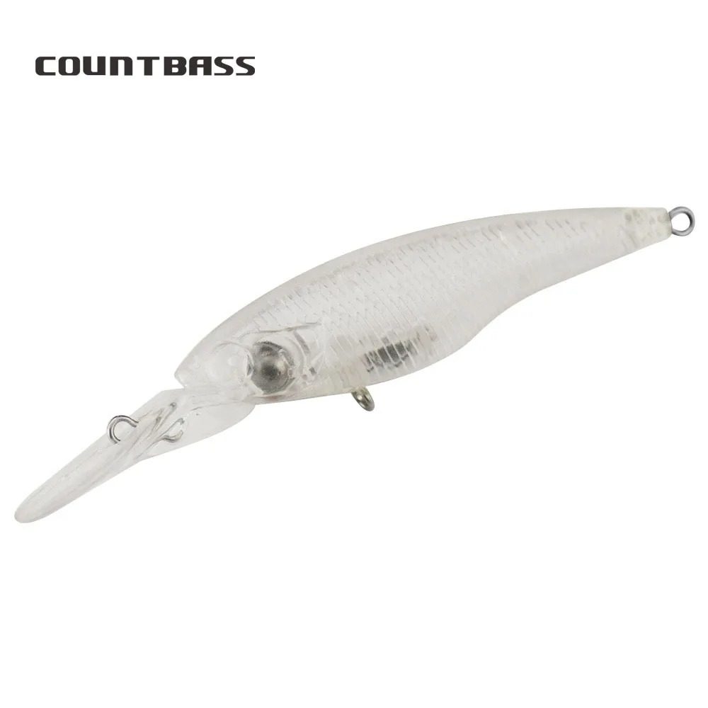 

10Pcs Sinking Blank Hard Lures 2.4"/60mm 0.16oz/4.7g, Unpainted Fishing Baits, Crankbait, Wobblers, Freshwater Fish Lures