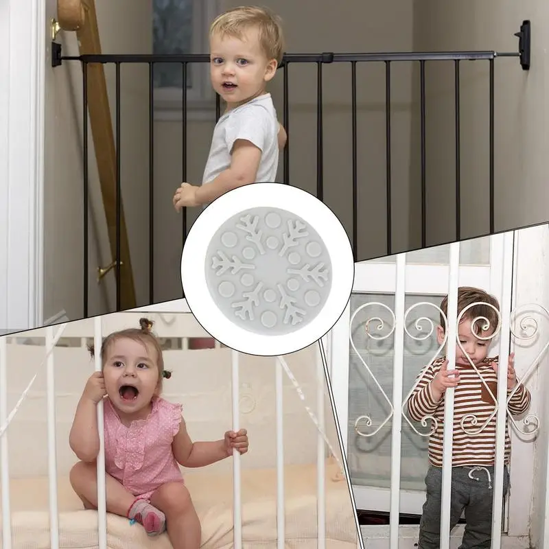 Baby Gate Wall Protector Safe Door Wall Saver 4pcs Pressure Gate Stair Guard Device Accessories For Door Furniture