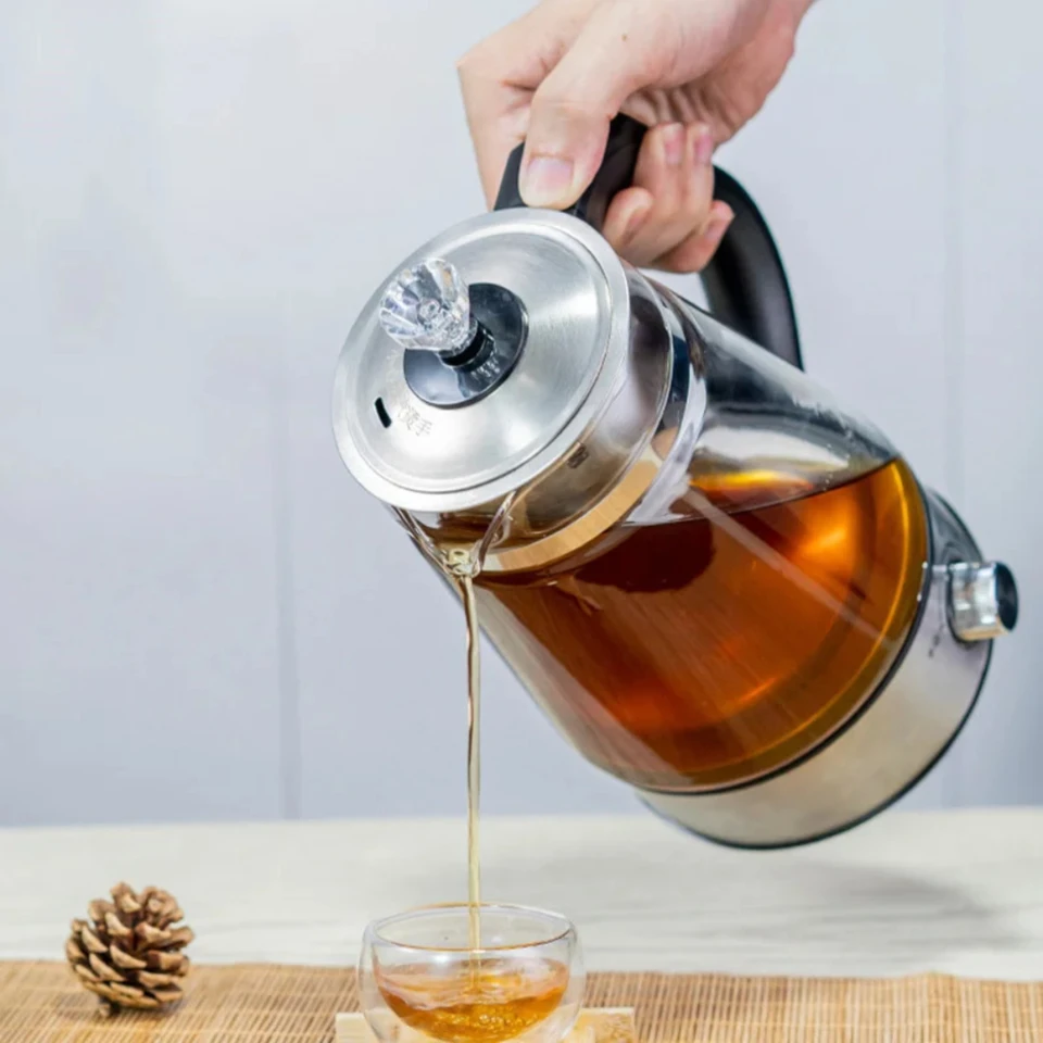 Smart Glass Water Kettle with Tea Infuser