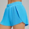 Sports Outdoor Fitness Yoga Shorts Fake Two Pieces Pleated Skirt Pants Breathable Quick Dry Three Point Pants Yoga Skirt 3