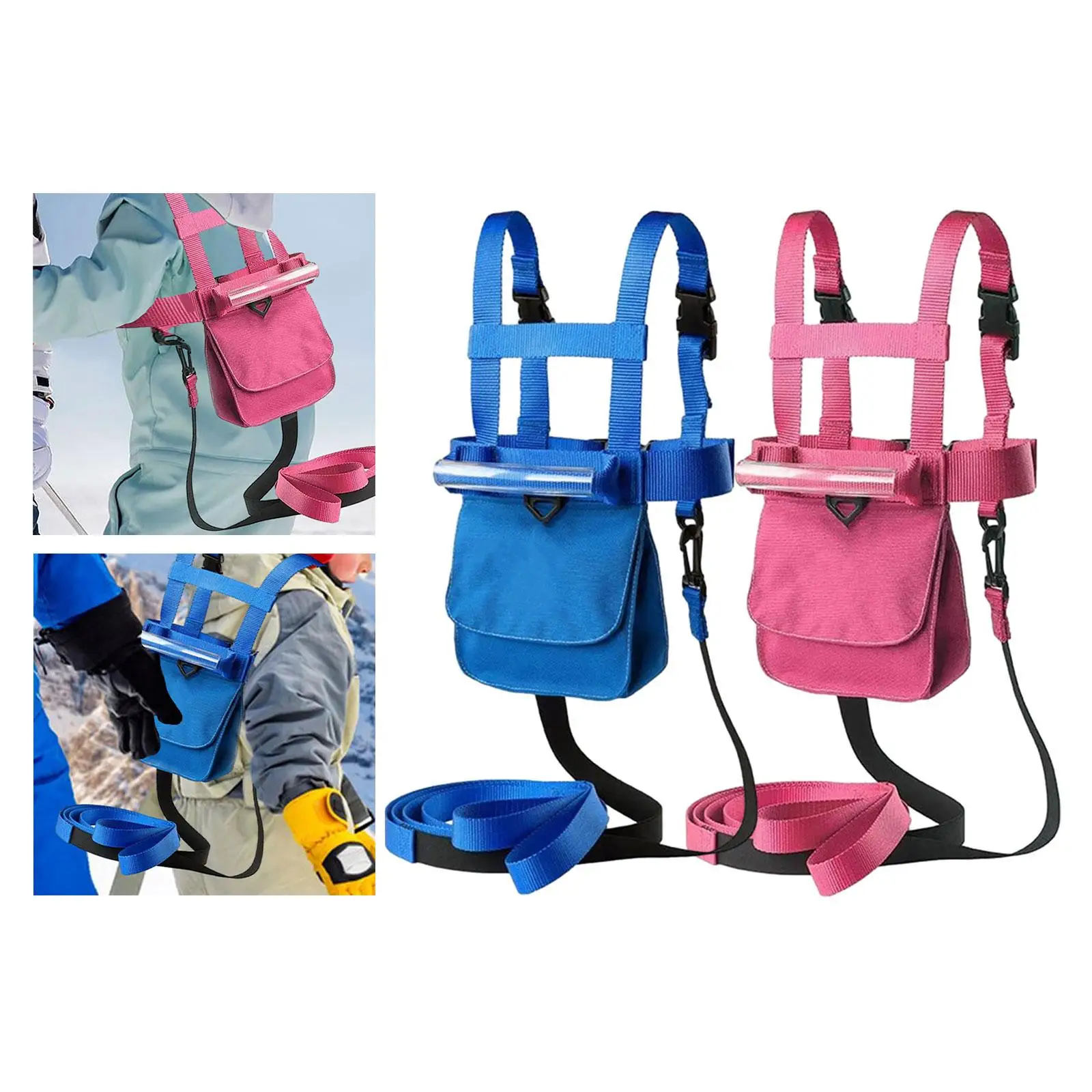 Kids Ski and Snowboard Harness Trainer Premium Ski Safety Belt Ski Training for Skateboarding Winter Sports Roller Skating