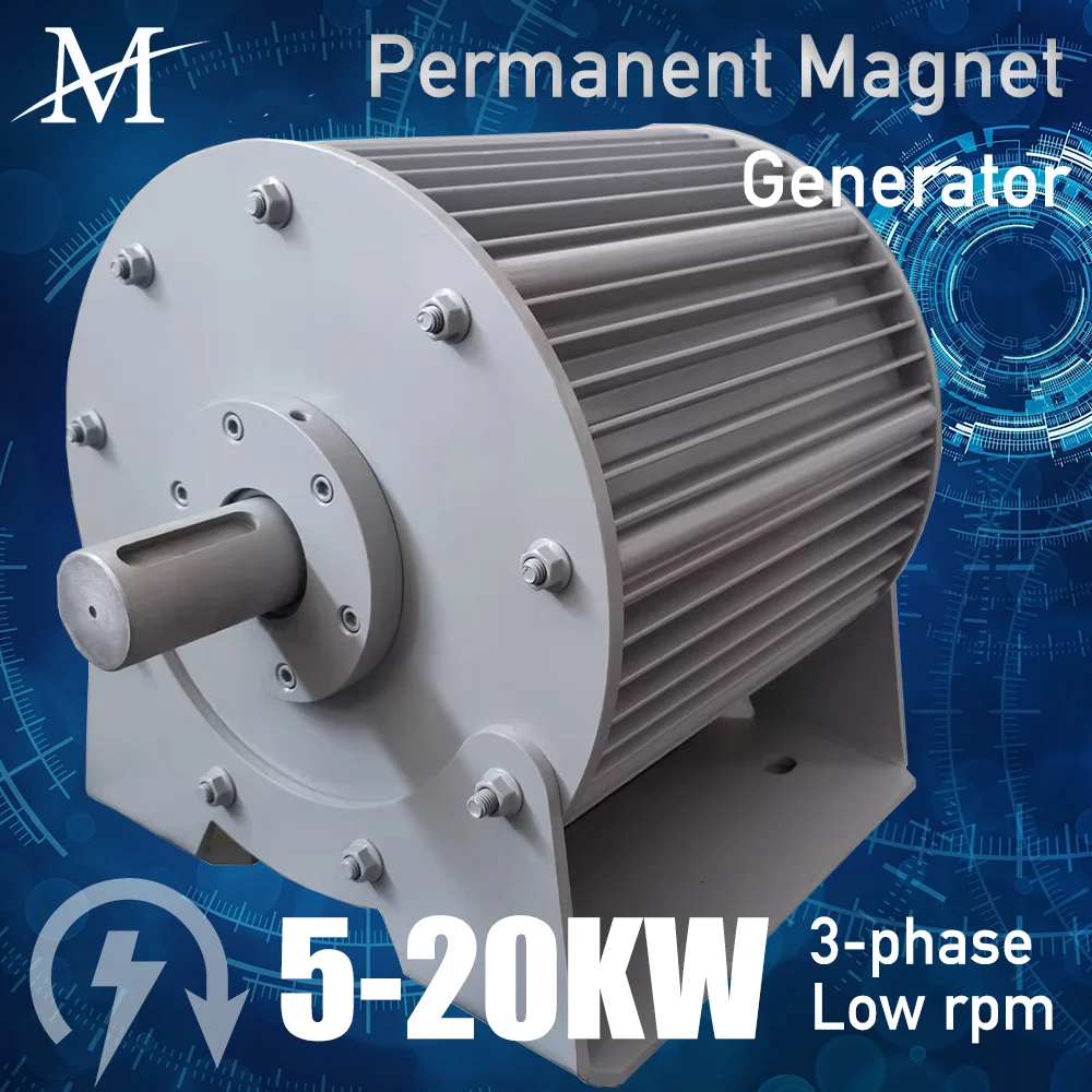 Low-Speed-10KW-15KW-20KW-96V-120V-220V-380V-Gearless-Permanent-Magnet ...