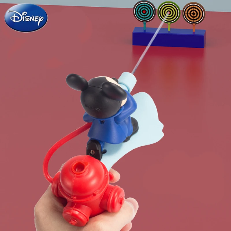 

Disney Water Gun Children's Outdoor Toys Anime Figures Mickey Mouse Water Bathing Drifting Summer Beach Toy Kids Birthday Gift