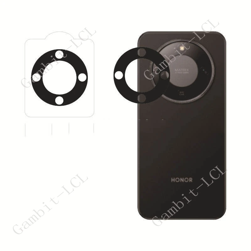 Ultra-Clear 3D 9H HD Camera Lens Tempered Glass Protector with Back Screen Shield