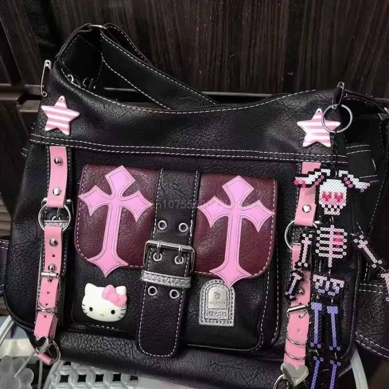 Sac à dos préscolaire Hello Kitty Paris Adaptable sur Trolley Rose 23x25x10 cm Polyester 5.75L