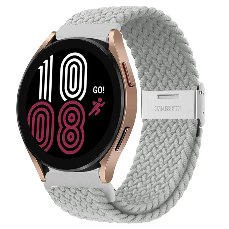 Braided Elastic Nylon Band - 20mm/22mm - Multi-Functional Smartwatch Bracelet