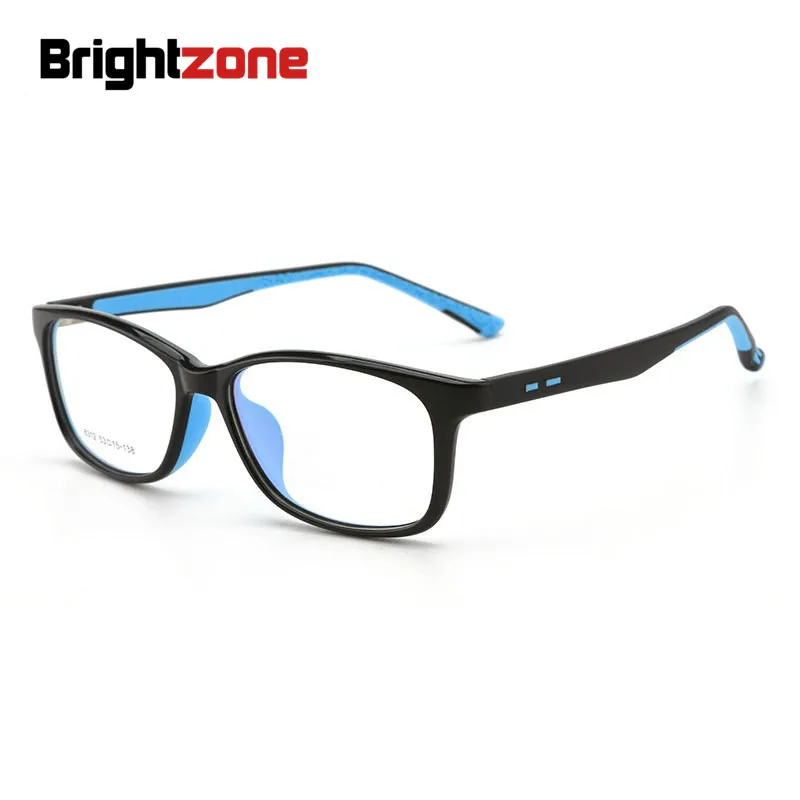 

Teens Anti Blue Light Computer Glasses Kids Children TR90 Slicone Optical Frame Vintage Clear Anti Glare Eyeglasses Points Zero