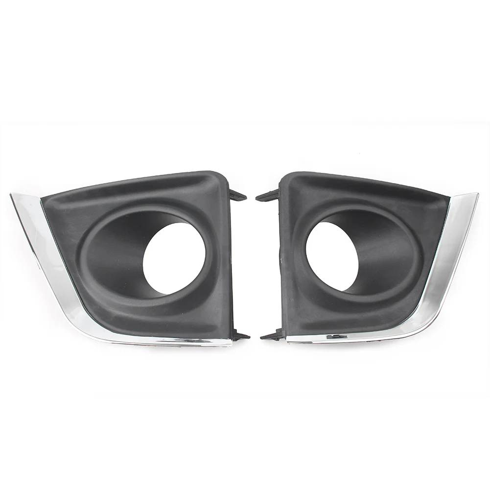 

2x Auto Front Bumper Fog Light Bezel Lamp Cover Trim For 2014 2015 2016 Toyota Corolla EU Version Car Accessories