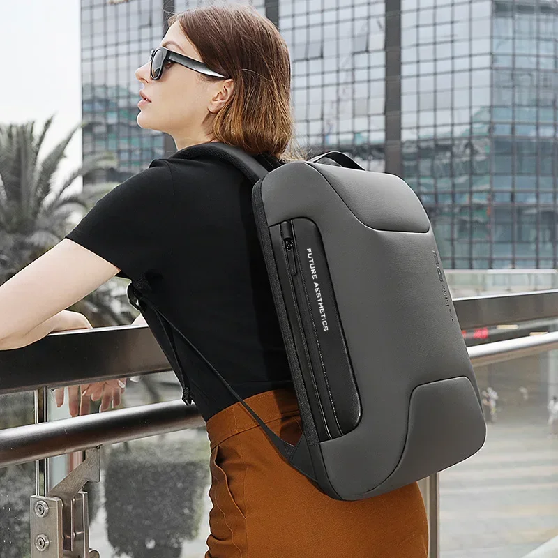 Waterproof Business Laptop Backpack with USB Charging for Men