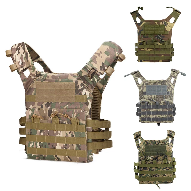 600d, Gilet Tactique Pour Chasse, Porte-plaque Militaire Molle, Arsenal  Airsoft, Paintball Cs, Tenue Légère, Pour