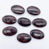 Natural Garnet Quartz Pocket Palm Crystal Stone Thumb Toy Hot Compress Crafts Healing Health Family message tool Home Decor 5