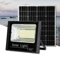 50w 100w 200w 300w 500w Solar Flood Lights LED Solar Powered Spotlight Outdoor Waterproof Reflector Solar with Remote Control 1
