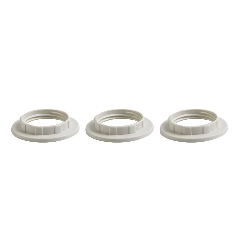 Lampen schirm Ring aufrüsten Sie Ihre Lampen mit langlebigen e14 Kunststoff Lampen schirm Kragen Ring Faden Lampe Licht Schatten halter 3er-Set – Detail 7