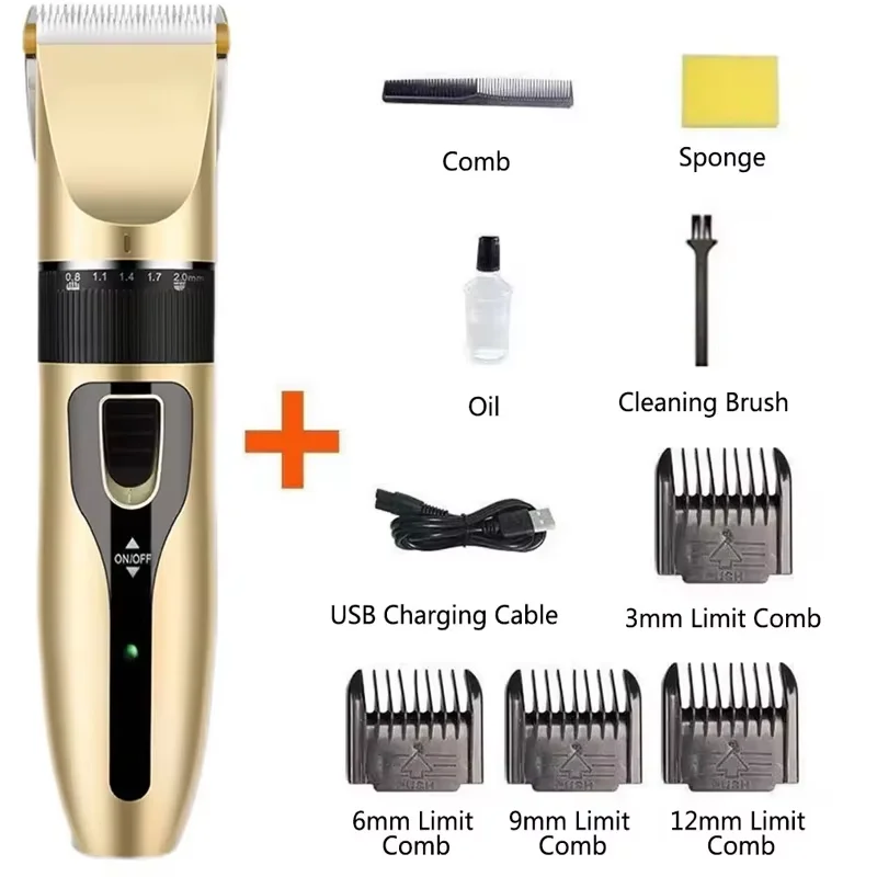 Rechargeable Electric Shaver and Trimmer for Men and Women