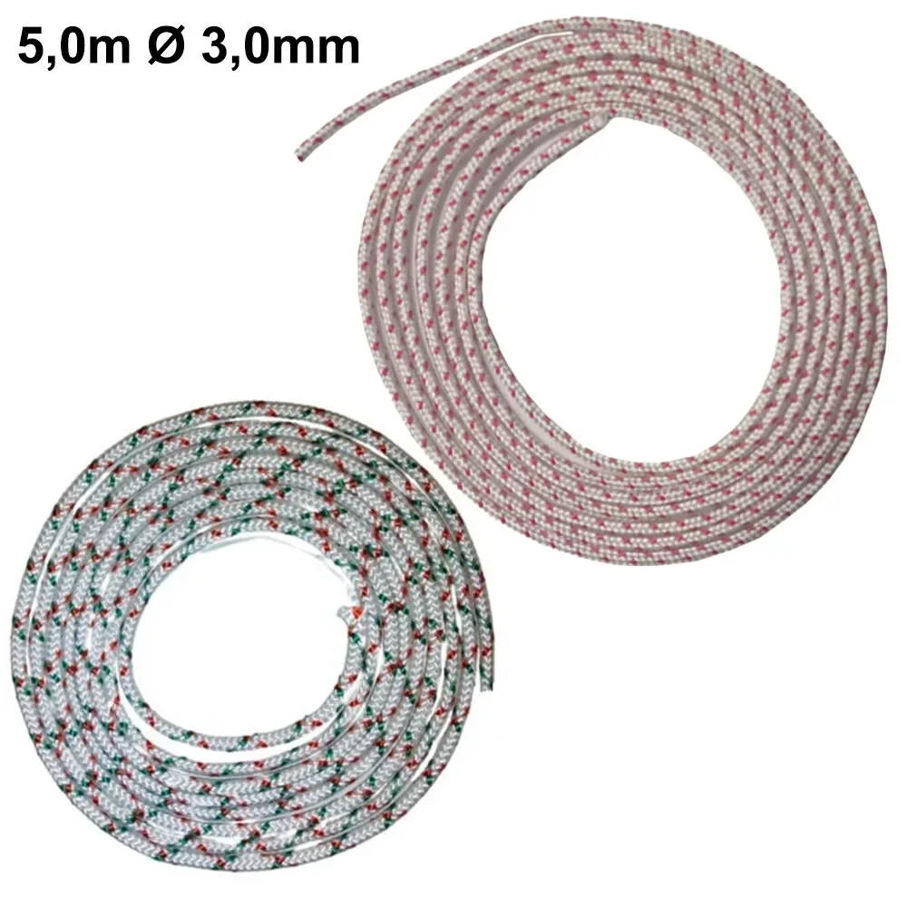 High Quality Starter Rope Pull Rope Replacement Start Rope Lawn Mower Parts 0m Ø 3 0mm 5 Construction Equipment 4