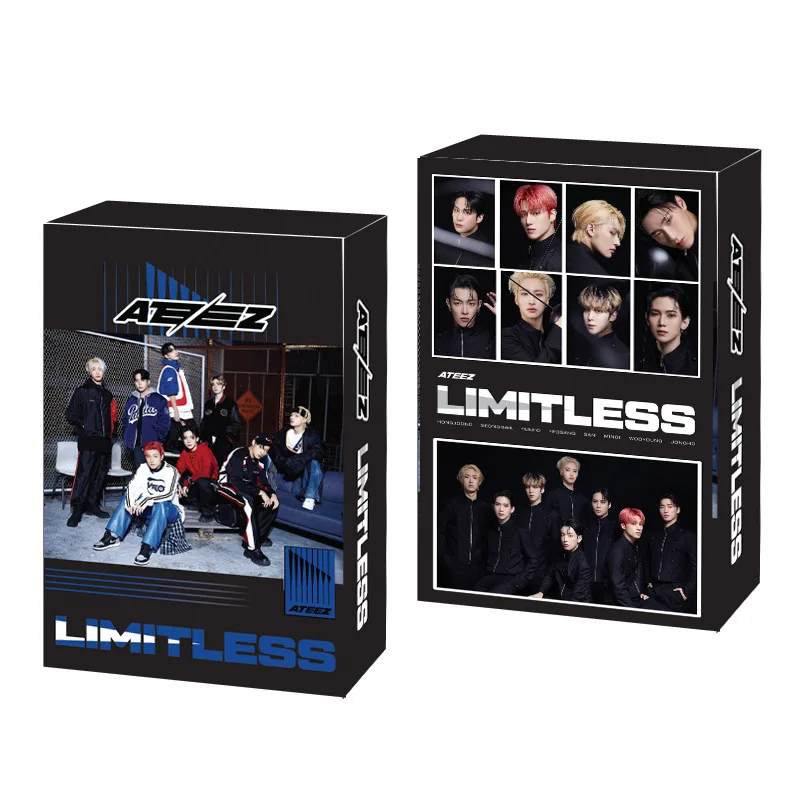 ATEEZ 엽서 상자, 작은 카드, Limitless 55, 신상