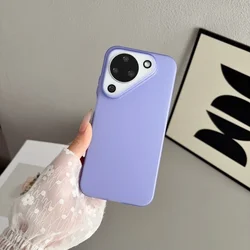 Original Soft Clear Armor Ultra Thin Transparent Matte Phone Case for Huawei P60 Pro (Purple)