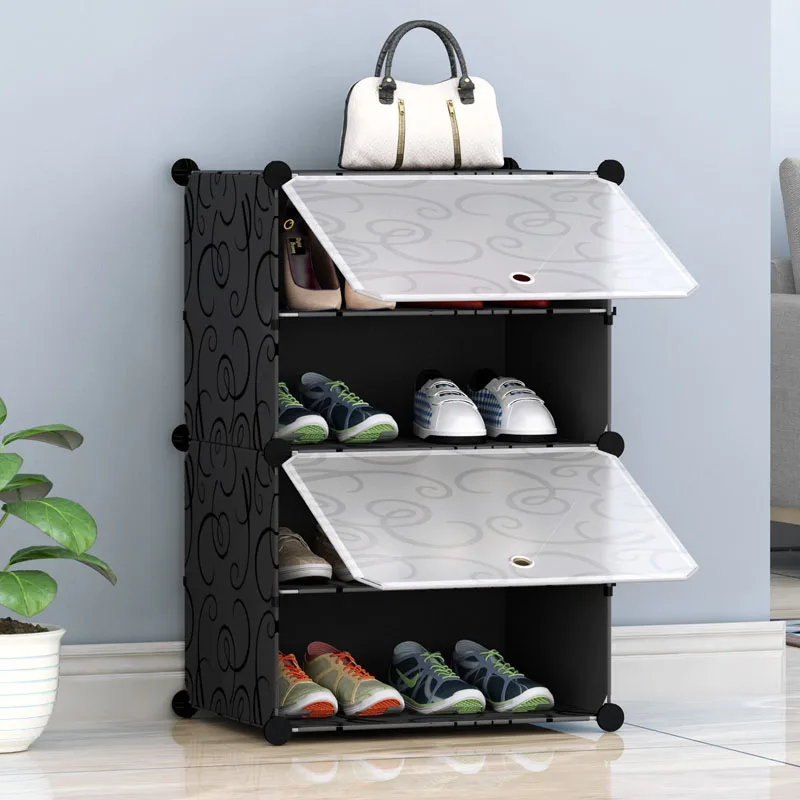 

Space Saving Shoe Cabinets Mobile Display Storage Organizer Shelf Shoe Cabinets Closet Armoires De Salon Home Furnitures