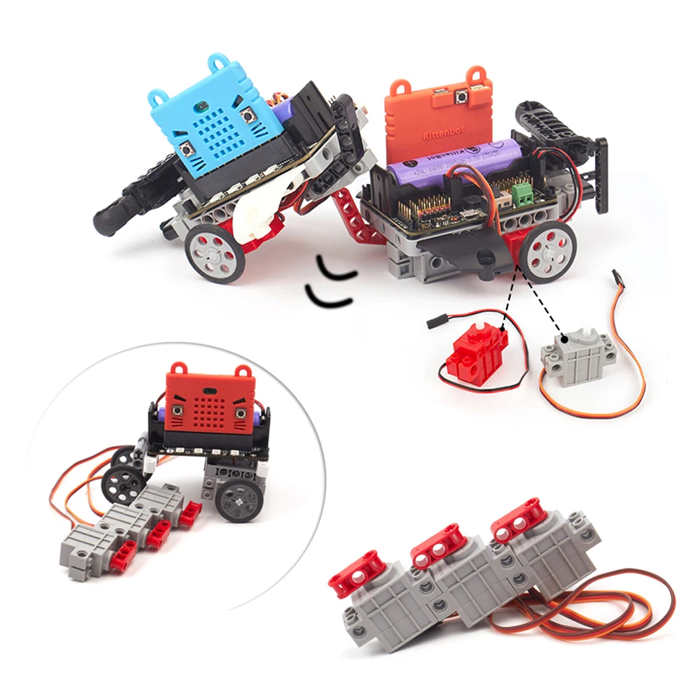 270 Degree Servo with Wheel Geekservo Compatible with Legoeds for Arduino Raspberry Pi Microbit Programming Class Education Code