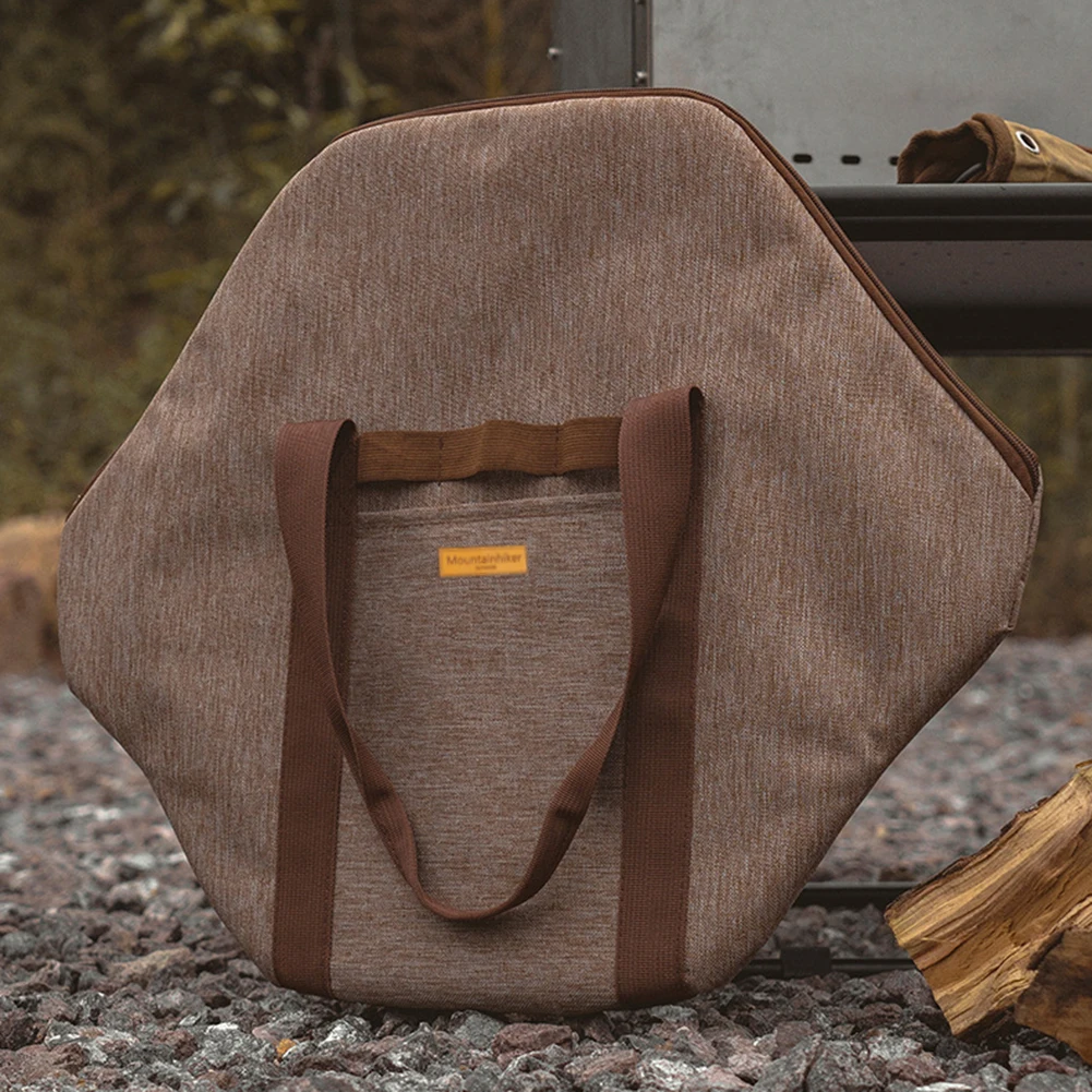 Grilling Pan Storage Bag Portable Camping Kitchen Utensil Cookware Storage Bag Anticollision Protection Picnic Camping Supplies