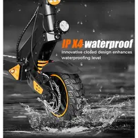 Trottinette électrique KEPOW K3 haute vitesse 50 km/h, 1000W, 48V, 15AH, longue portée, pneus de 10 pouces, double suspension, pliable, trottinette adulte, EScooter 6