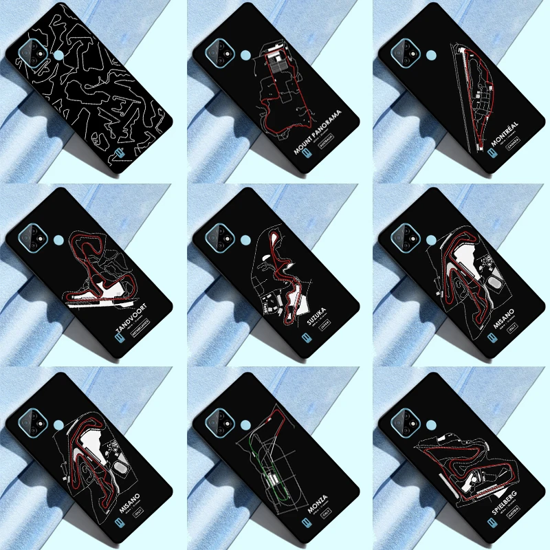 F1 Formula 1 Racing Circuito Per Realme C11 2021 C15 Gt Master Gt Neo2 8 Pro 8I Per C31 C35 C25 C25S C21Y C25Y Copertura