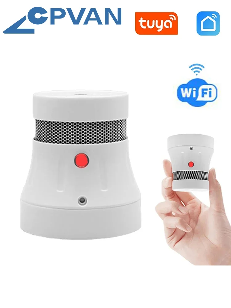 cpvan-smoke-detector-tuya-smart-life-app-control-85db-warning-wifi-fire-protection-smoke-alarm-sensor-for-home-security-system