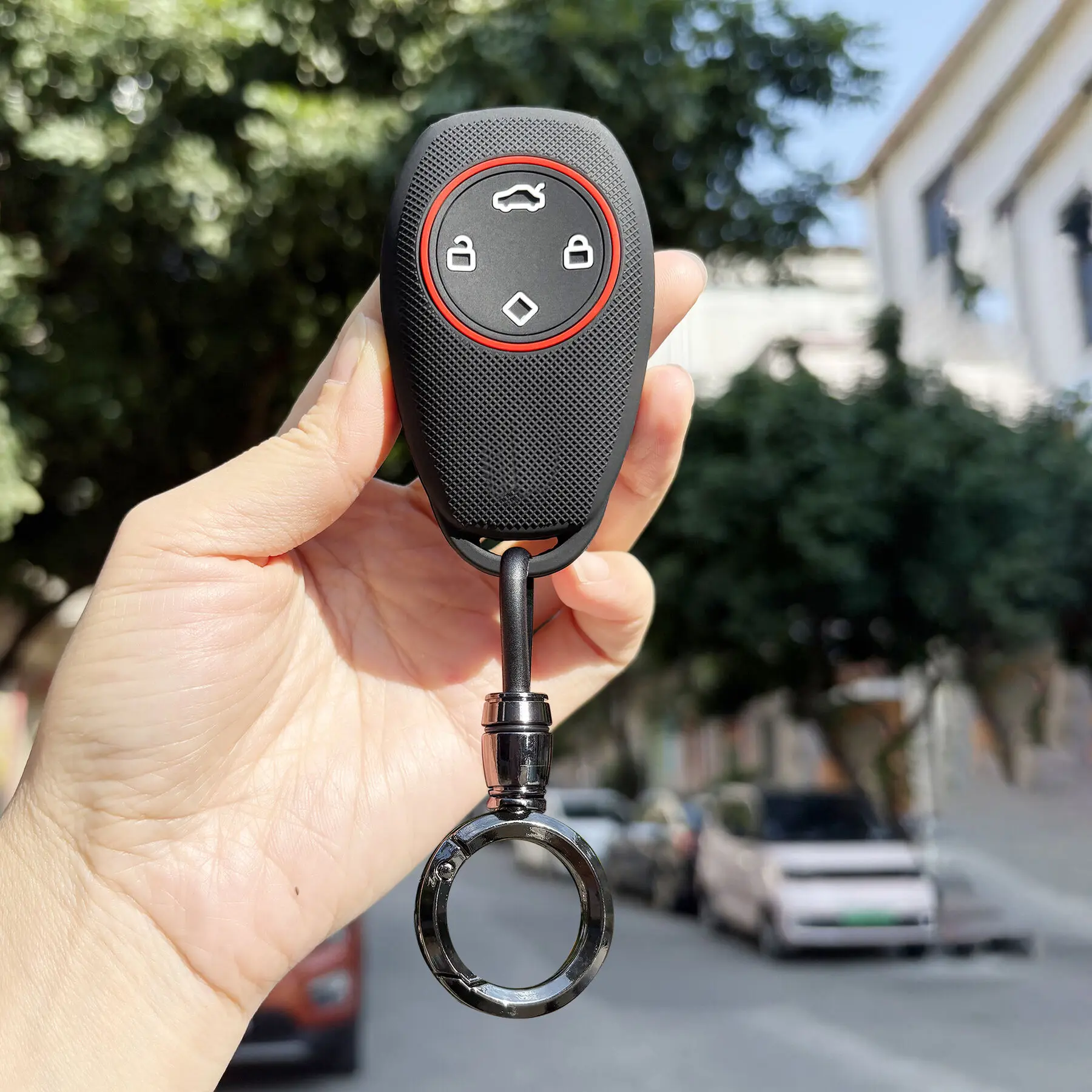 Silicone Soft Car Key Cover - Keyless Remote Protection Holder