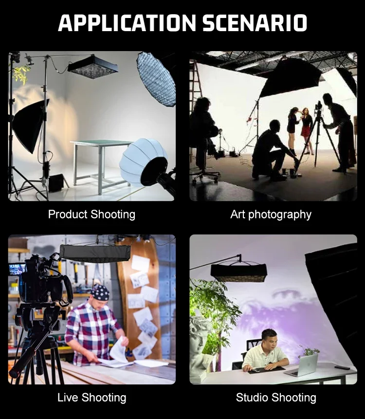 JB-10 150W Flexible LED Video Light 2700K-6500K 60*60cm Rollable Cloth Photograp