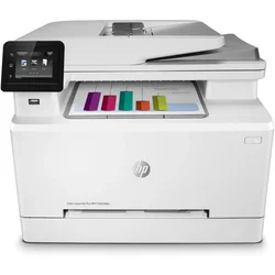 Color laseJet Pro M283fdw Wireless All-in-One lase Printer, Remote Mobile Print, Scan & Copy, Duplex Printing, White
