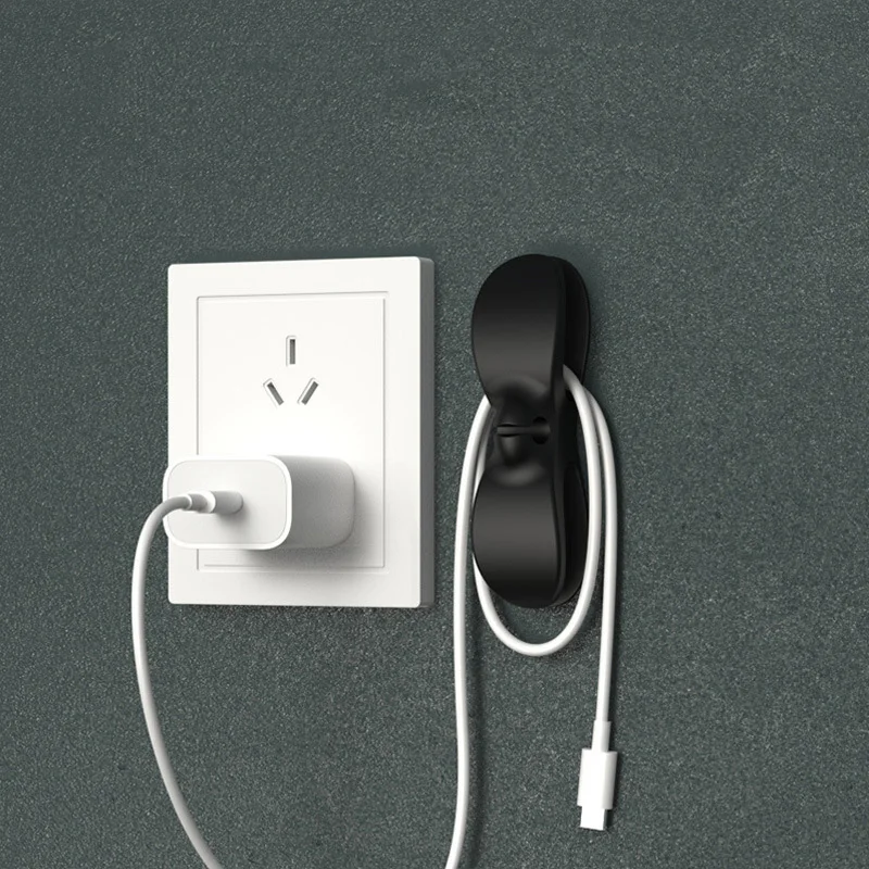 Wire Organizer Winding Clips Holder Adhesive Cord Wrapper Cable Management For Household Appliances Wire Arrangement cable management