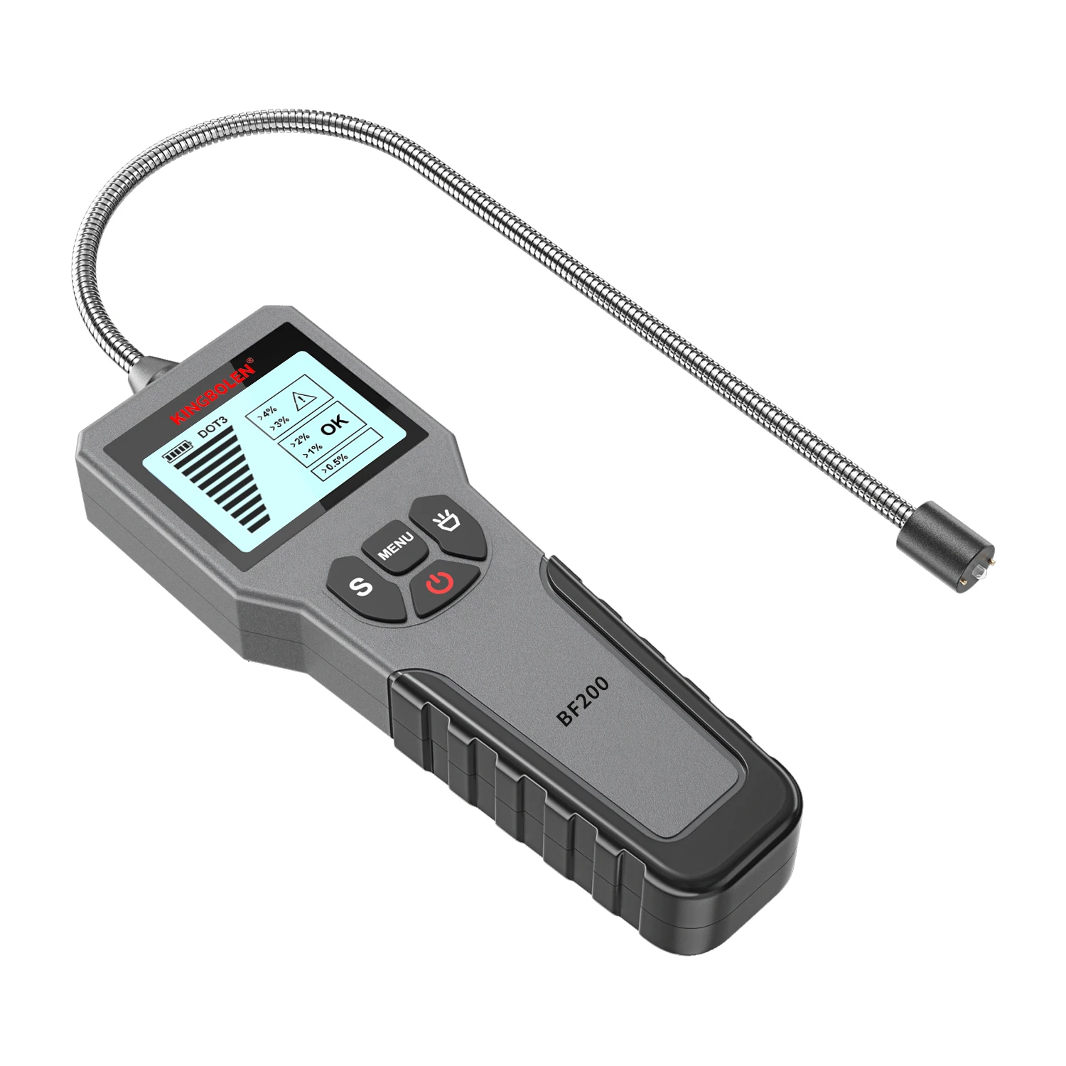 BF100/BF200 12V Auto Brake Fluid Tester Digital Car Brake Oil Tool  DOT3 DOT4 DOT5.1 LED Indicator Automotive Brake Oil Test car battery reader