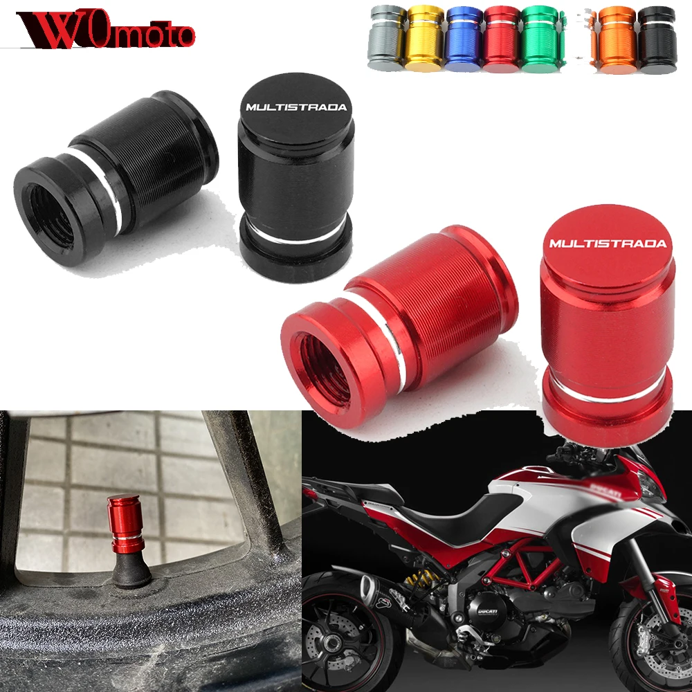 

Колпачки пневматических клапанов для мотоциклетных шин Ducati Multistrada 950 1000 1100 1260 S V4 Sport CNC, колпачки пылезащитных стеблей для колес двигателя