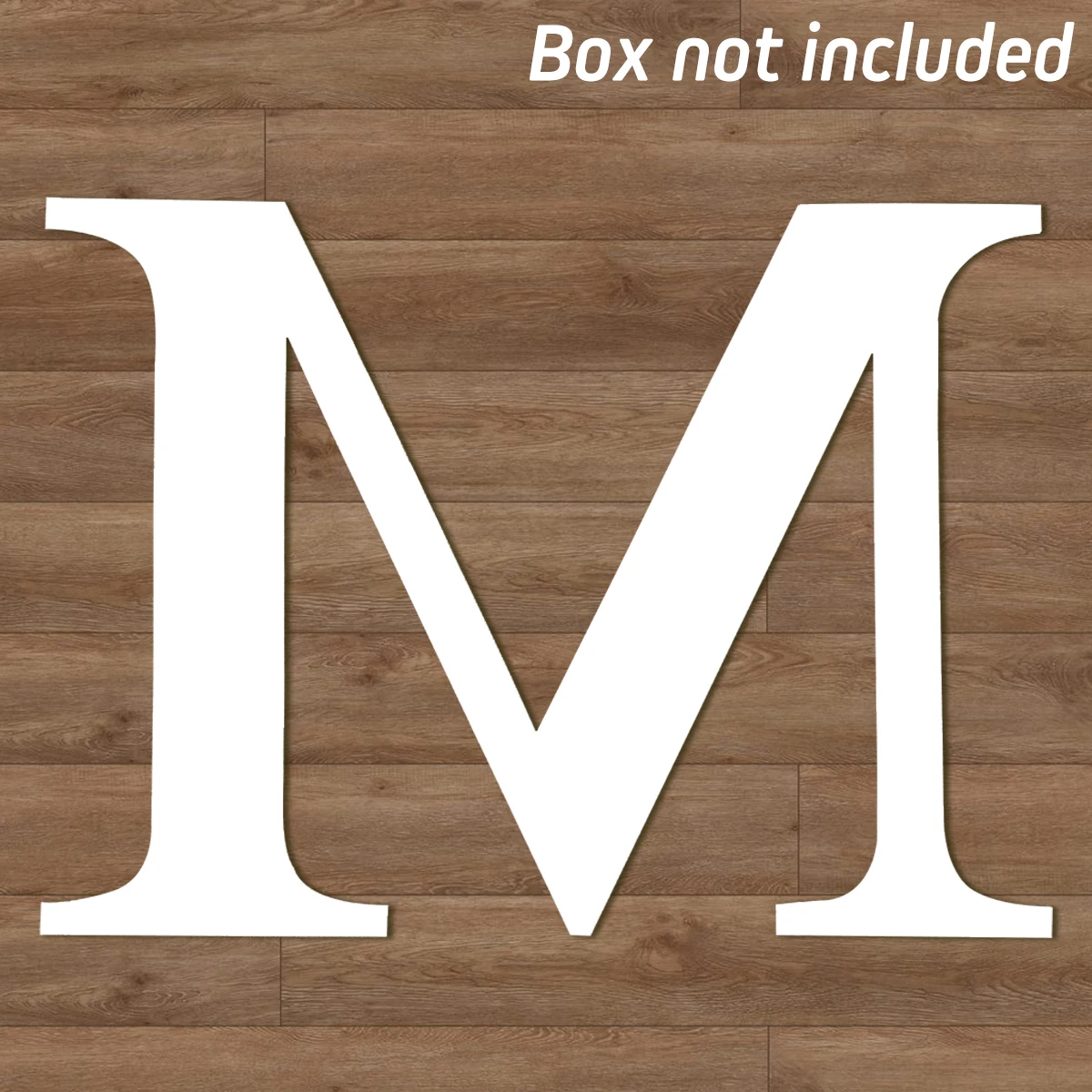 letter M no box
