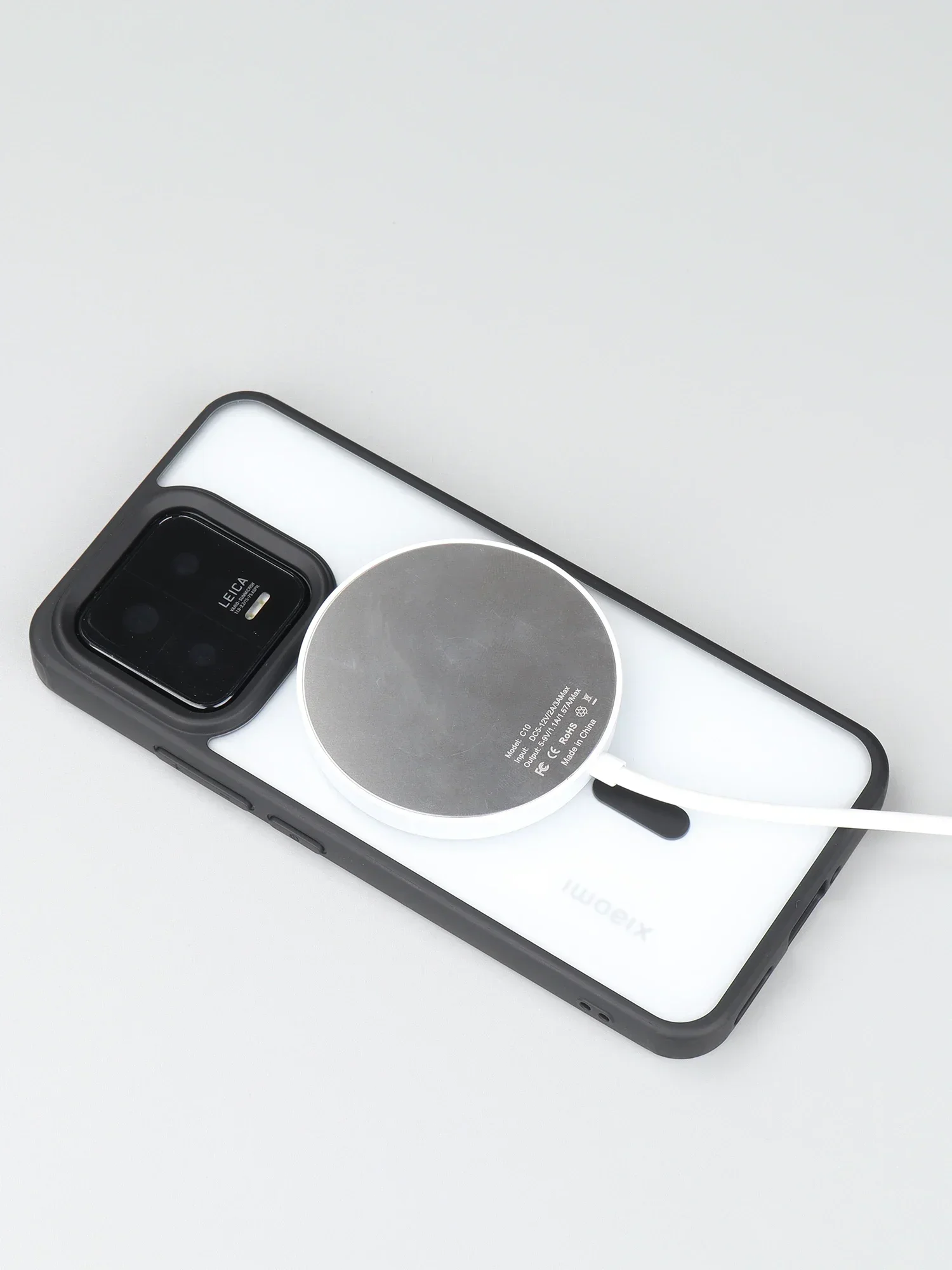 Magnetic Shockproof Clear Phone Case with Magsafe Wireless Charging Compatibility