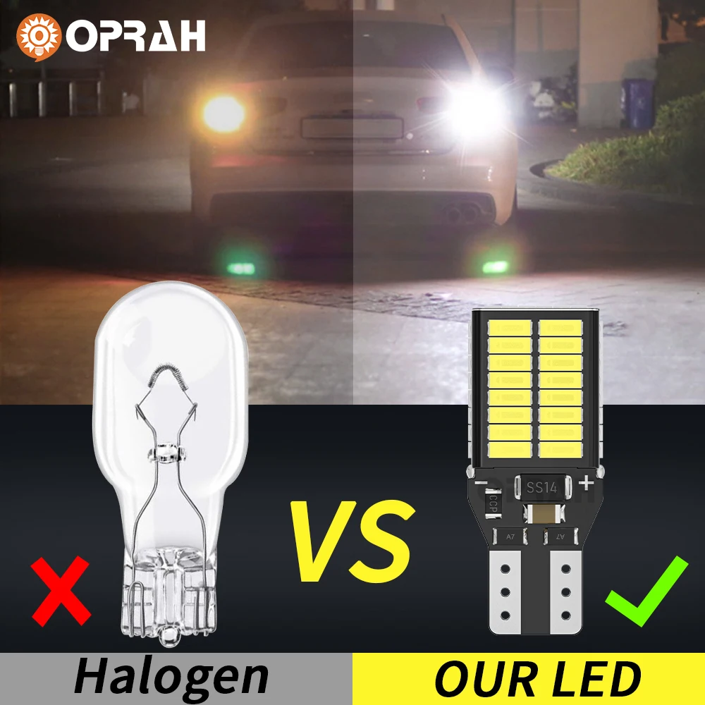 Oprah ڵ   ü LED , ĵ  , 921 912 LED  , 6500K ȭƮ 12V, W16W T15, 2 